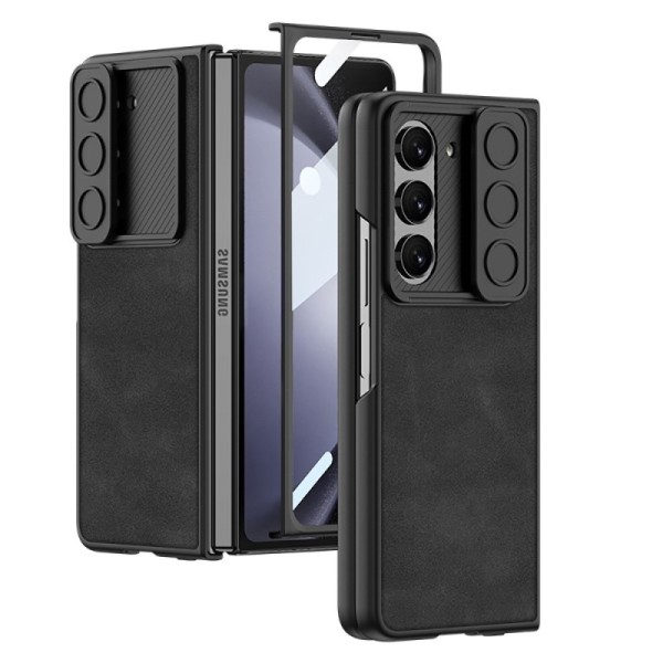 „GKK“ CamShield Glass plastikust kaaned - must (Galaxy Fold5)