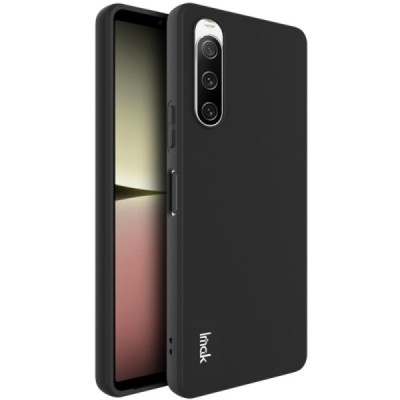 Sony Xperia 10 V „Imak“ kieto silikono TPU juodas dėklas - nugarėlė | Priedai.lt