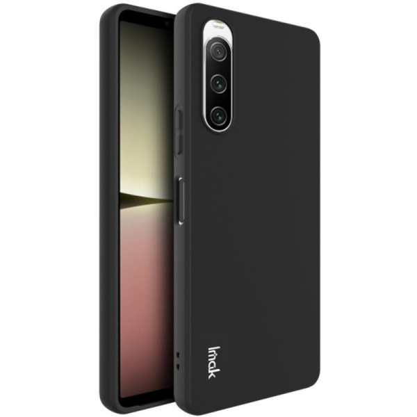 „Imak“ Kõva silikoon (TPU) kaaned - must (Xperia 10 V)