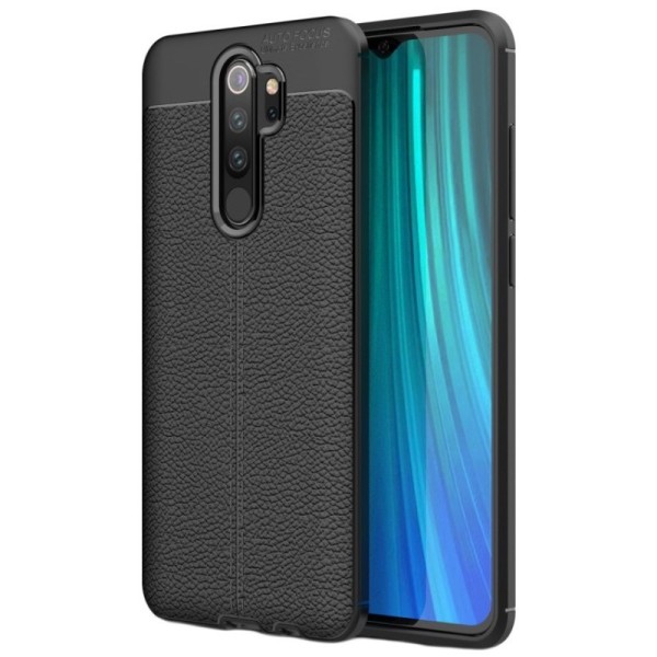 „FOCUS“ Kõva silikoon (TPU) kaaned - must (Redmi Note 8 Pro)