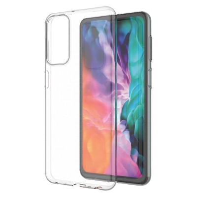Samsung Galaxy M23 (SM-M236B, SM-E236B) kieto silikono TPU skaidrus dėklas - nugarėlė | Priedai.lt