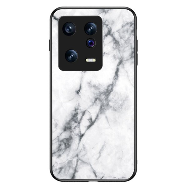 „Marble“ Kõva silikoon (TPU) kaaned - valge (Xiaomi 13)
