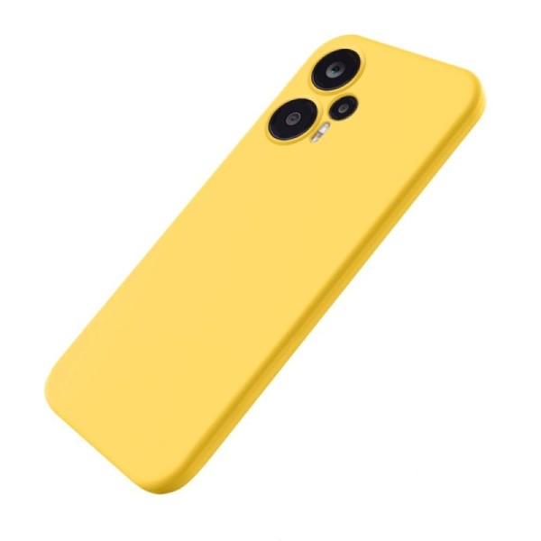 „Shell“ Kõva silikoon (TPU) kaaned - kollane (Redmi Note 12 Turbo / Poco F5 5G)