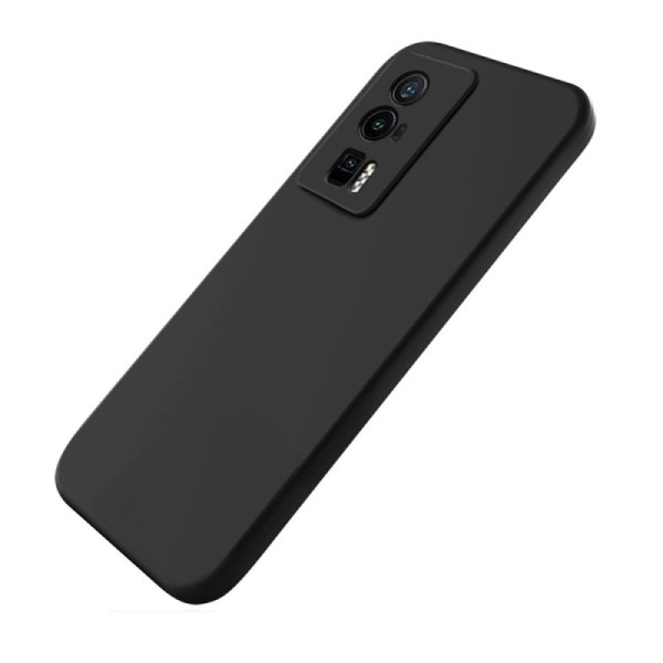 „Shell“ Kõva silikoon (TPU) kaaned - must (Poco F5 Pro)