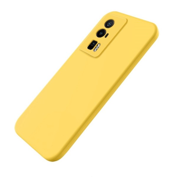 „Shell“ Kõva silikoon (TPU) kaaned - kollane (Poco F5 Pro)