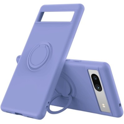 Google Pixel 7A „Ring“ Kickstand (TPU) violetinis dėklas - nugarėlė | Priedai.lt