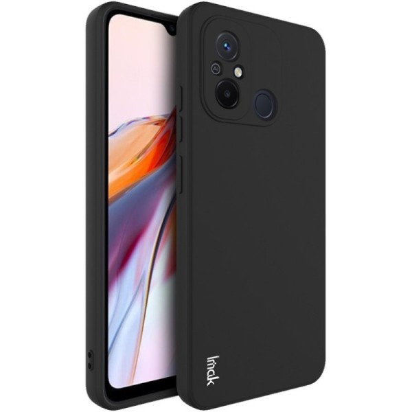 „Imak“ Kõva silikoon (TPU) kaaned - must (Redmi 12C)