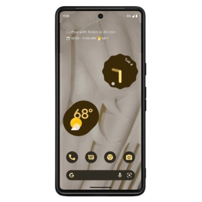 „Leather“ Magnetic Google Pixel 7A juodas odinis dėklas | Priedai.lt