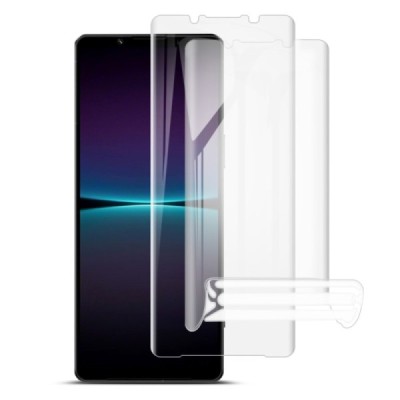 Sony Xperia 1 V apsauginė skaidri (pilnai dengianti) ekrano plėvelė | Priedai.lt
