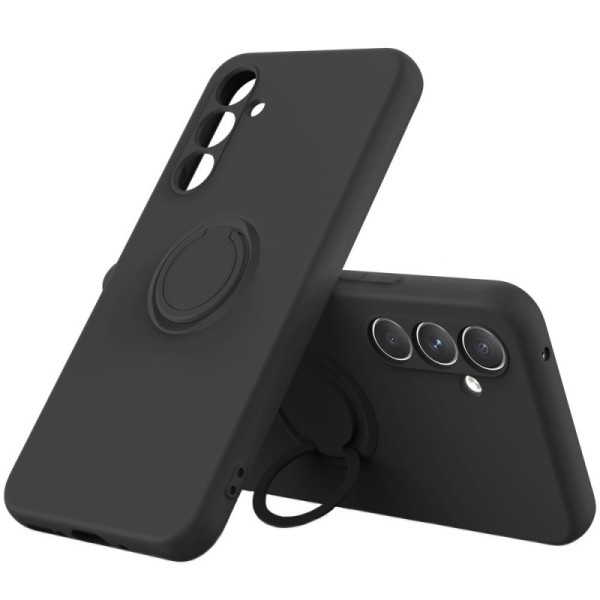 „Ring“ Kickstand (TPU) kaaned - must (Galaxy A34 5G)