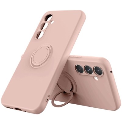 Samsung Galaxy A34 5G (SM-A346E) „Ring“ Kickstand (TPU) rožinis dėklas - nugarėlė | Priedai.lt