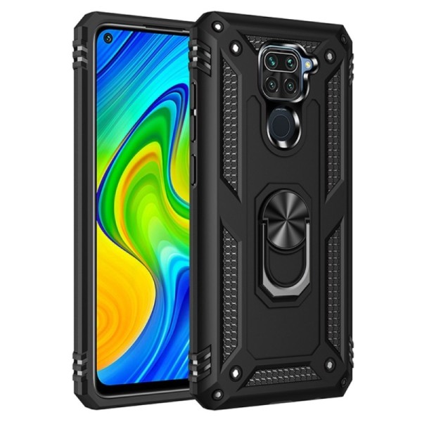 „Kickstand“ Tugevdatud turvalisus kaaned - must (Redmi Note 9)