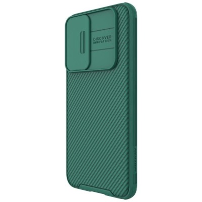 Samsung Galaxy S22 5G (SM-S901X) „Nillkin“ CamShield Pro žalias dėklas, nugarėlė su kameros apsauga | Priedai.lt