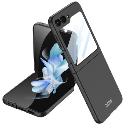 Samsung Galaxy Flip5 5G (SM-F731B) GKK Creative plastikinis juodas dėklas - nugarėlė | Priedai.lt