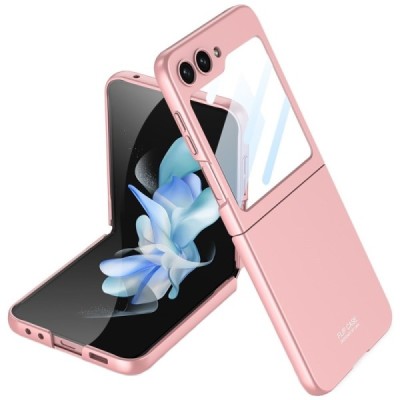 Samsung Galaxy Flip5 5G (SM-F731B) GKK Creative plastikinis rožinis dėklas - nugarėlė | Priedai.lt