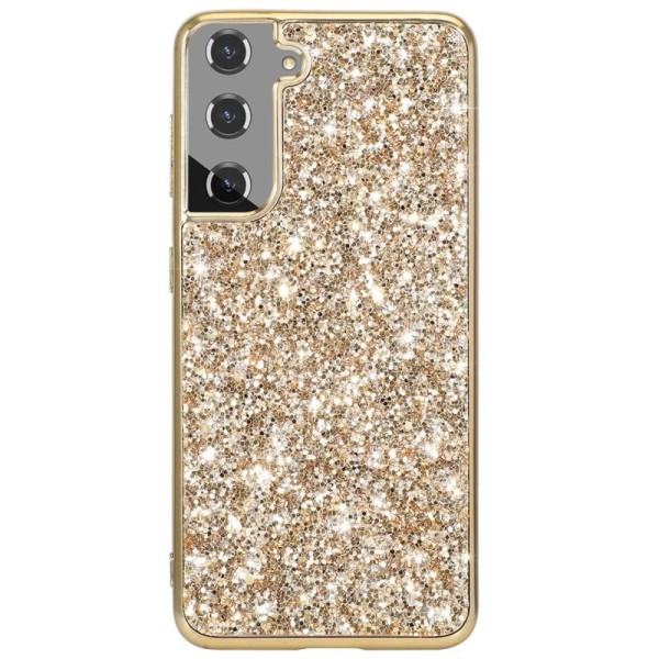 „Shine“ Glittery plastikust kaaned - kuldne (Galaxy S21 FE 5G)