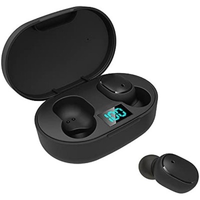 „TWS“ True Wireless E6S bevielės originalios juodos ausinės | Priedai.LT