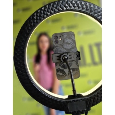 „Tripod“ LED Ring Fill Light telefono laikiklis - asmenukių fotografavimo stovas | Priedai.lt