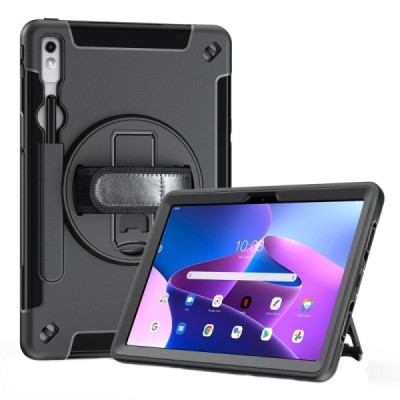 Lenovo Tab P11 11.5" Gen 2 sustiprintos apsaugos (360°) juodas dėklas - nugarėlė | Priedai.lt