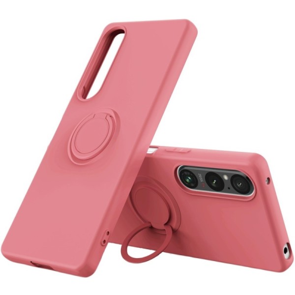 „Ring“ Kickstand (TPU) kaaned - punane (Xperia 1 V)