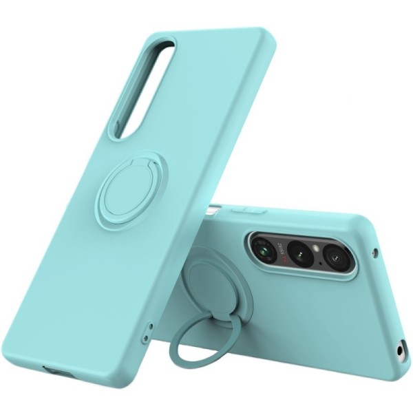 „Ring“ Kickstand (TPU) kaaned - piparmünt (Xperia 1 V)