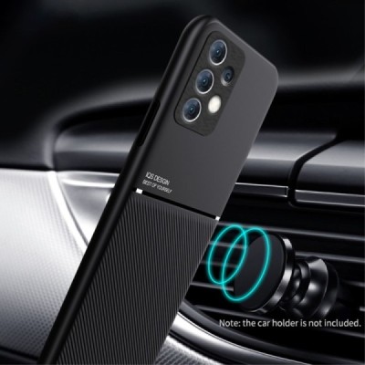 „Lines“ Magnetic Samsung Galaxy A33 5G (SM-A336E) juodas odinis dėklas | Priedai.lt