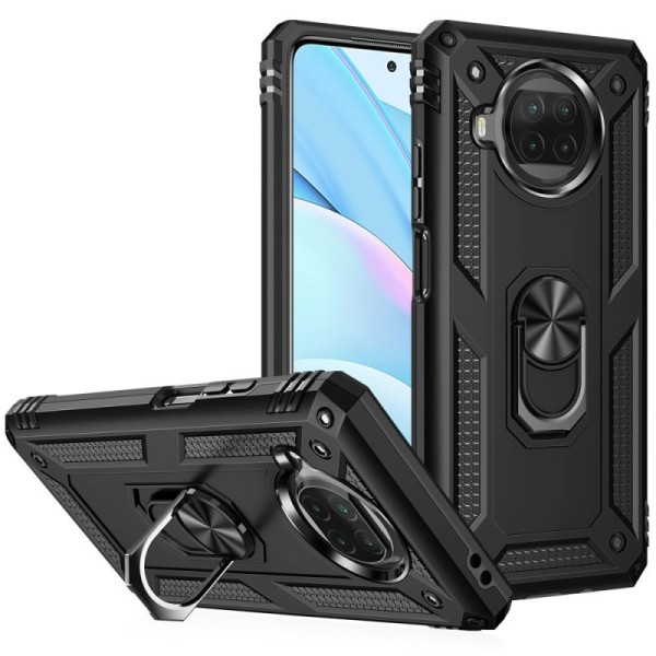 „Kickstand“ Tugevdatud turvalisus kaaned - must (Mi 10T Lite / Redmi Note 9 Pro)