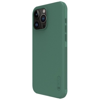 Apple iPhone 15 Pro Max „Nillkin“ Frosted Shield Pro žalias dėklas - nugarėlė | Priedai.lt