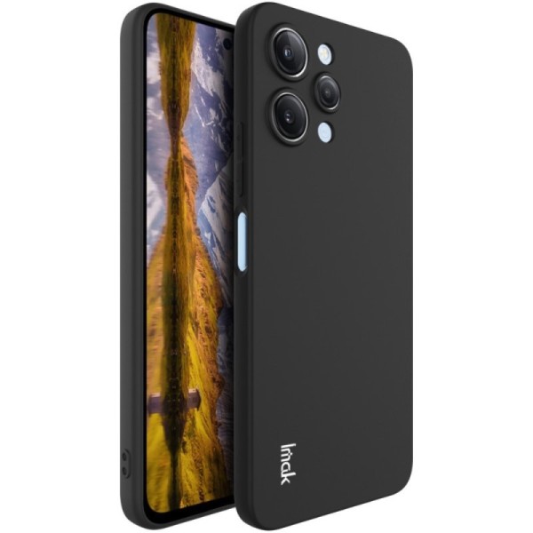 „Imak“ Kõva silikoon (TPU) kaaned - must (Redmi 12 4G)