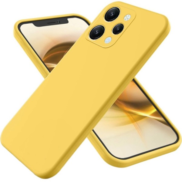 „Shell“ Kõva silikoon (TPU) kaaned - kollane (Redmi 12 4G)