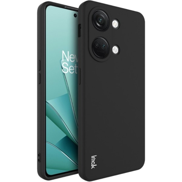 „Imak“ Kõva silikoon (TPU) kaaned - must (OnePlus Nord 3)