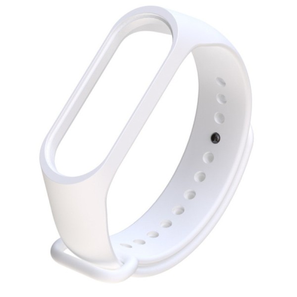Išmaniojo laikrodžio kieto silikono (TPU) apyrankė - balta (Mi Band 4)