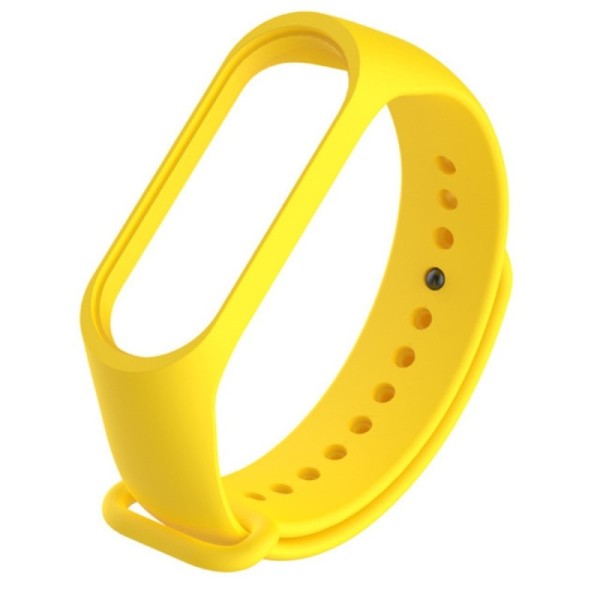 Išmaniojo laikrodžio kieto silikono (TPU) apyrankė - geltona (Mi Band 4)