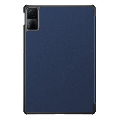 Xiaomi Redmi Pad SE 11" atverčiamas mėlynas odinis dėklas - knygutė | Priedai.lt