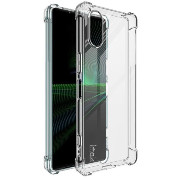 „Imak“ Tugevdatud turvalisus Kõva silikoon (TPU) kaaned - läbipaistev (Xperia 5 V)