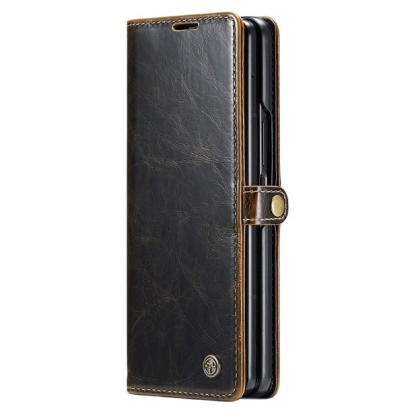 „CaseMe“ Leather Tugev tahke kaaned - pruun (Galaxy Fold5)