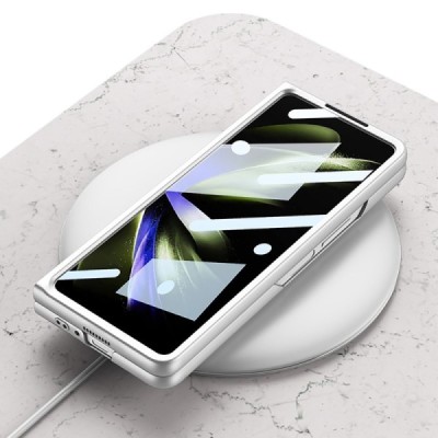 Samsung Galaxy Fold5 5G (SM-F946B) GKK Band Glass plastikinis sidabrinis dėklas - nugarėlė | Priedai.lt