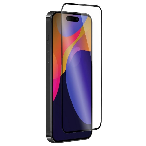 „Guardian“ Tempered Glass kaitsev ekraaniklaas 0.26 mm - must (iPhone 15 Pro Max)