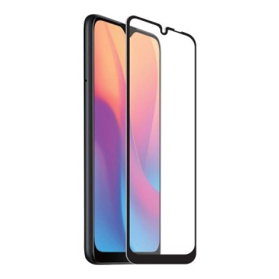 Xiaomi Redmi 9 (9A, 9C) „Guardian“ 9H Tempered Glass sustiprintos apsaugos juodas pilnai dengiantis apsauginis ekrano stiklas |