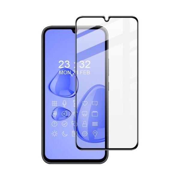 „Guardian“ Tempered Glass kaitsev ekraaniklaas 0.26 mm - must (Galaxy A24)