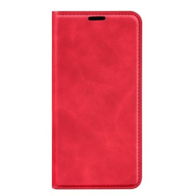 Motorola Moto E20 (E30, E40) „Split“ raudonas odinis atverčiamas dėklas - knygutė | Priedai.lt