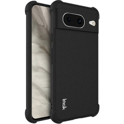 Google Pixel 8 Imak sustiprintos apsaugos kieto silikono TPU juodas dėklas - nugarėlė | Priedai.lt