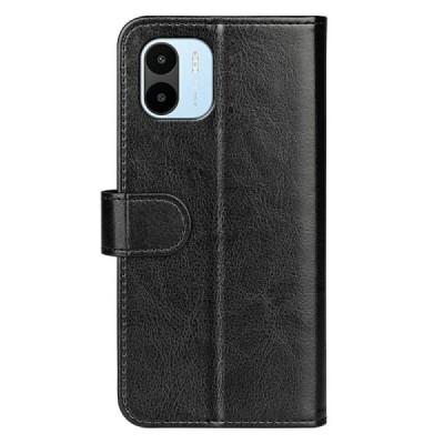 Xiaomi Redmi A2 (Redmi A1) atverčiamas juodas odinis dėklas - piniginė | Priedai.lt