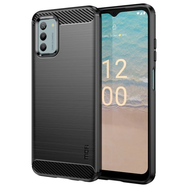 „Mofi“ Carbon Kõva silikoon (TPU) kaaned - must (Nokia G42)