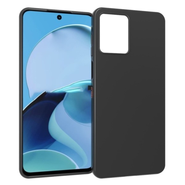 Kõva silikoon (TPU) kaaned - must (Moto G14)