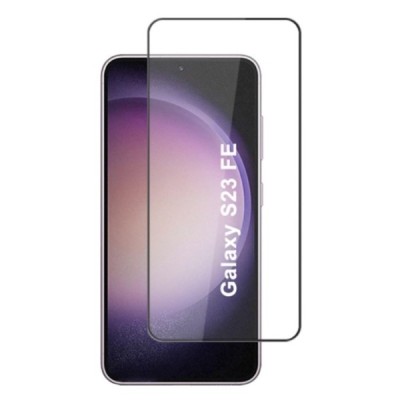 Samsung Galaxy S23 FE (Fan Edition) „Mocolo“ 9H 2.5D Tempered Glass sustiprintos apsaugos juodas pilnai dengiantis apsauginis ek