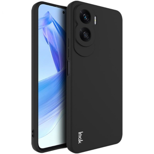 „Imak“ Kõva silikoon (TPU) kaaned - must (Honor 90 Lite)