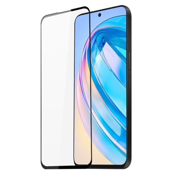 „Dux Ducis“ Tempered Glass täielik katvus kaitsev ekraaniklaas 2.5D - must (Honor X8a)
