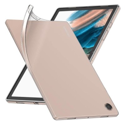 Samsung Galaxy Tab A11 / A9 kõva silikoonist TPU läbipaistev ümbris - tagakülg | Priedai.lt