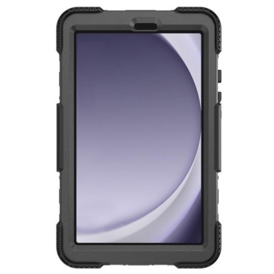Samsung Galaxy Tab A9 sustiprintos apsaugos (360°) juodas dėklas - nugarėlė | Priedai.lt